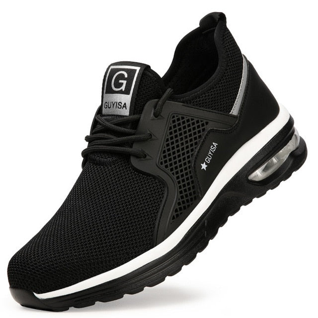 Safety Shoes Men Steel Toe Indestructible Shoes Anti-puncture Work Sneakers Breathable Sefety Work Boots Male Zapatos De Hombre