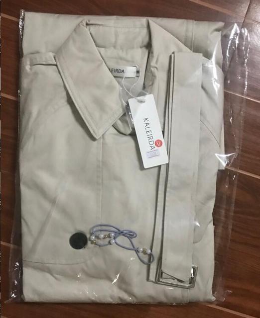 UK Brand new Fashion 2021 Fall /Autumn Casual Double breasted Simple Classic Long Trench coat with belt Chic Female windbreaker