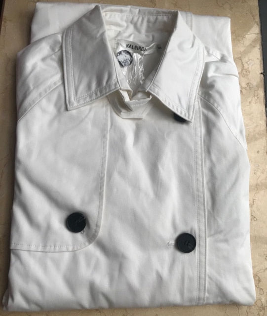 UK Brand new Fashion 2021 Fall /Autumn Casual Double breasted Simple Classic Long Trench coat with belt Chic Female windbreaker