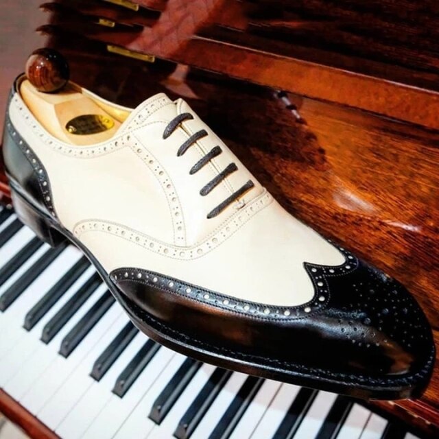 Men pu Leather Shoes Lace Up Casual Shoes Dress Shoes Brogue Shoes Spring Ankle Boots Vintage Classic Male Casual F53