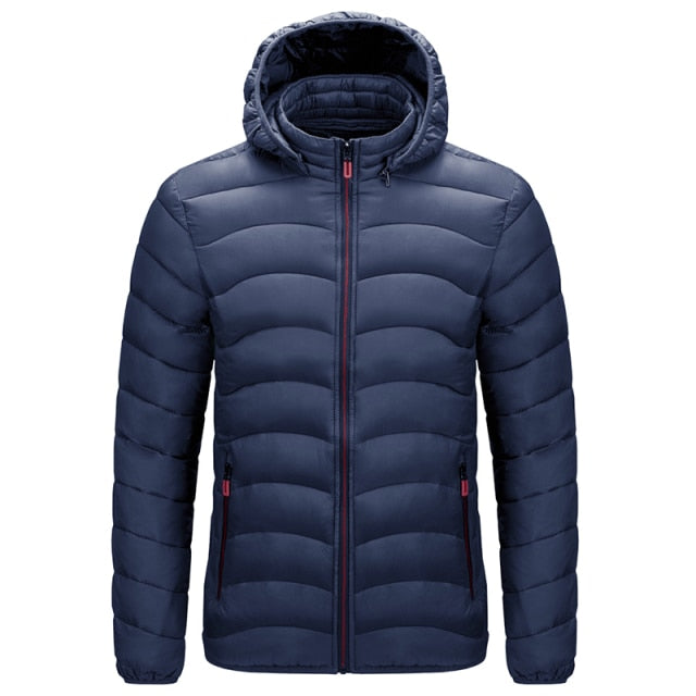 Men 2021 Winter Brand Warm Waterproof Thick Jacket Parkas Coat Men New Autumn Windproof Detachable hat Slim Parkas Jacket Men