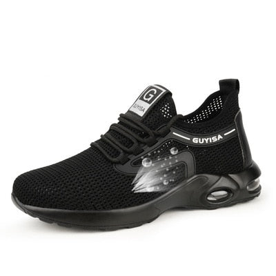 Safety Shoes Men Steel Toe Indestructible Shoes Anti-puncture Work Sneakers Breathable Sefety Work Boots Male Zapatos De Hombre