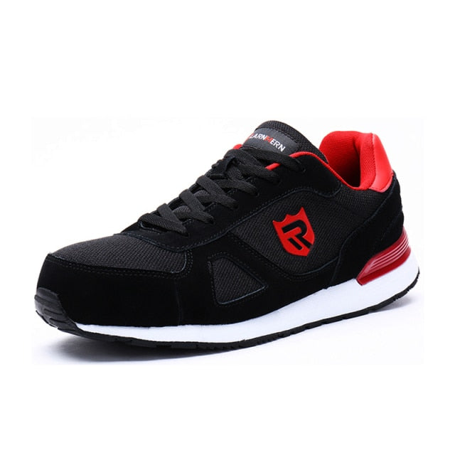 LARNMERN Men's Work Safety Shoes Steel Toe Construction Sneaker Breathable Lightweight Anti-smashing Anti-static Non-slip shoe
