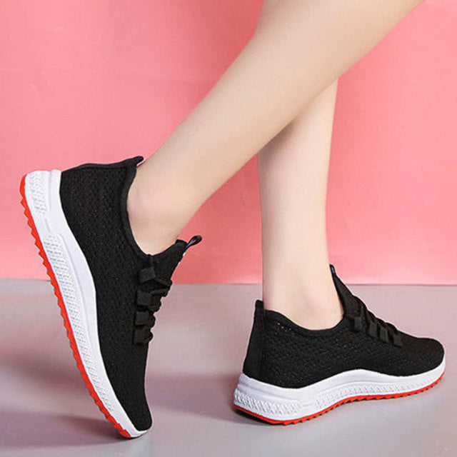 Women's Shoes Summer Woven Sports Shoes Fashion Casual Shoe Breathable Mesh Coconut Shoes All-match for Women Sneakers