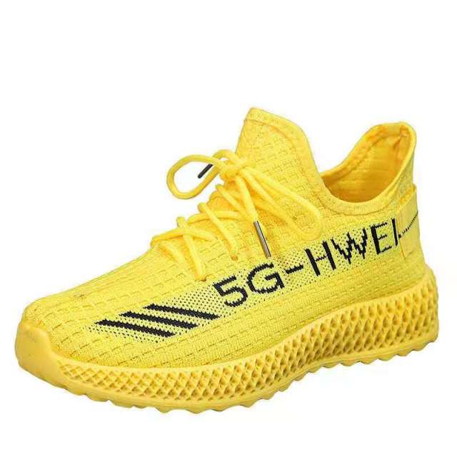 Women's Shoes Summer Woven Sports Shoes Fashion Casual Shoe Breathable Mesh Coconut Shoes All-match for Women Sneakers