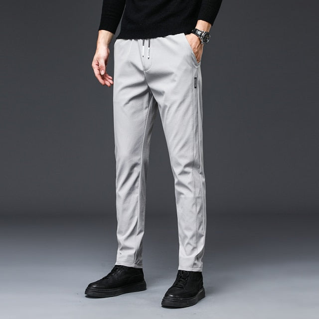 Jeywood Brand Autumn Men's Casual Pants Slim Pant Straight Trousers Male Fashion Stretch Khaki Jogging Sweatpants Plus Size 38