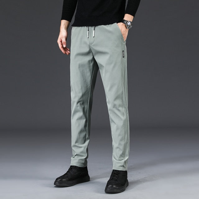 Jeywood Brand Autumn Men's Casual Pants Slim Pant Straight Trousers Male Fashion Stretch Khaki Jogging Sweatpants Plus Size 38