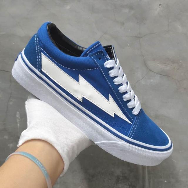 Top Quality green REVENGEs STORM X Canvas shoes Fashion women Vulcanized Shoes Lightning Pattern Men Street skateboarding shoes