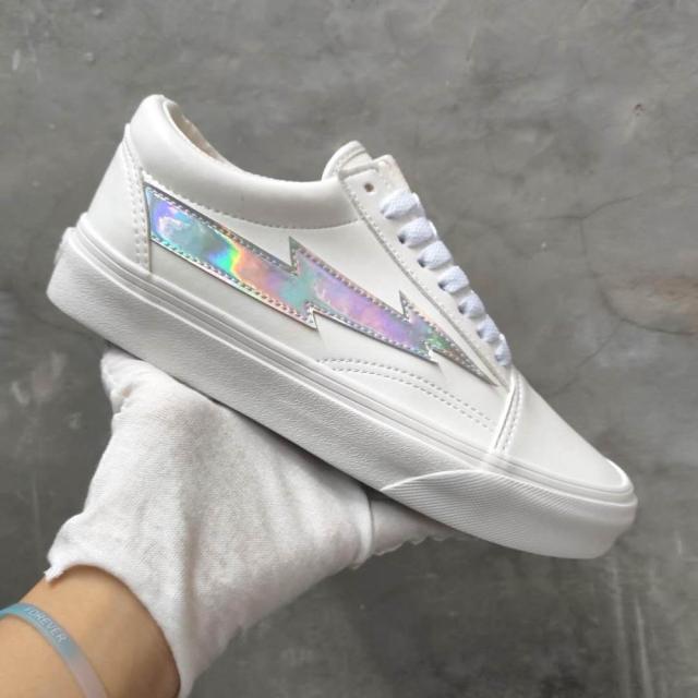 Top Quality green REVENGEs STORM X Canvas shoes Fashion women Vulcanized Shoes Lightning Pattern Men Street skateboarding shoes