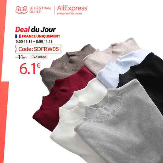 Basic Turtleneck Slim Sweater Pullover Women Autumn winter Casual long Sleeve Sweater For women Female Chic Jumpers top