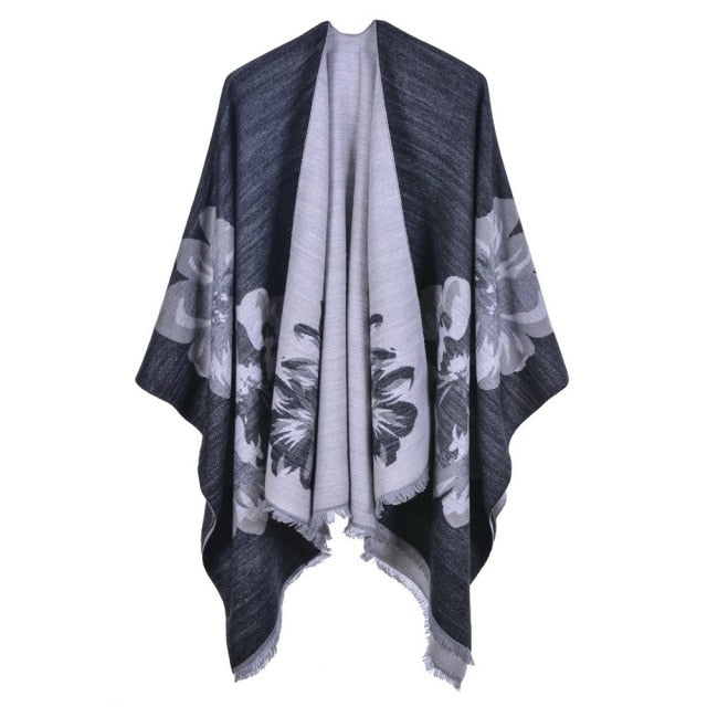 Zawaland Mandala Shawl Floral Printed Warm Scarf Home Office Decorative Long Scarves 2021 Casual Beach Party Women Shawls