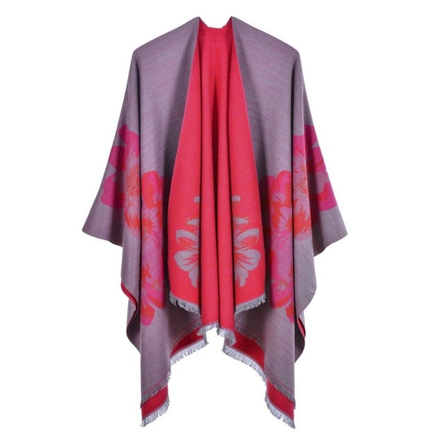 Zawaland Mandala Shawl Floral Printed Warm Scarf Home Office Decorative Long Scarves 2021 Casual Beach Party Women Shawls