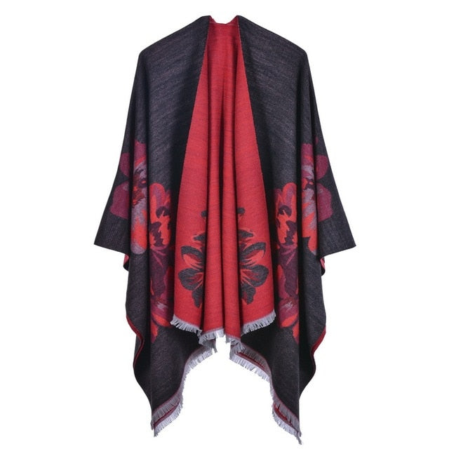 Zawaland Mandala Shawl Floral Printed Warm Scarf Home Office Decorative Long Scarves 2021 Casual Beach Party Women Shawls